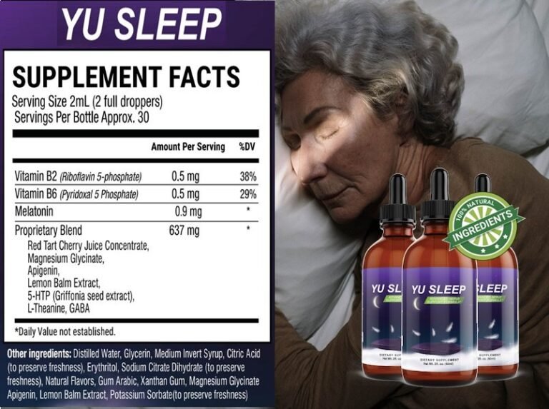Yusleep Ingredients Label